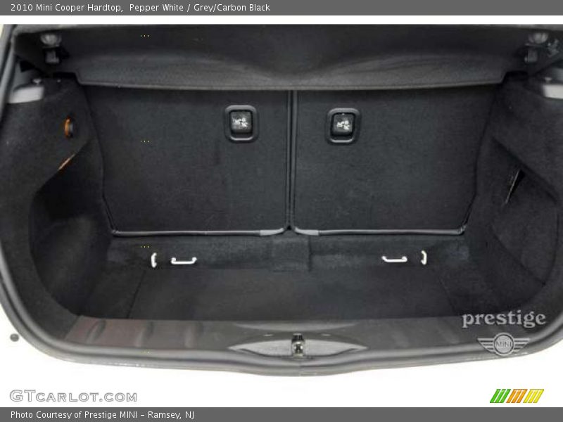 Pepper White / Grey/Carbon Black 2010 Mini Cooper Hardtop
