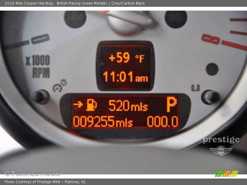 British Racing Green Metallic / Grey/Carbon Black 2010 Mini Cooper Hardtop