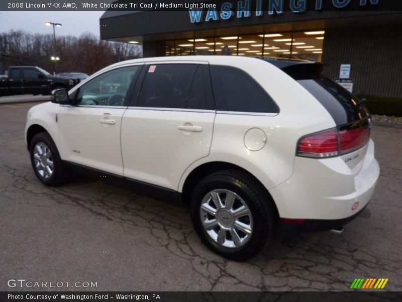 White Chocolate Tri Coat / Medium Light Stone 2008 Lincoln MKX AWD