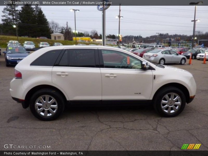 White Chocolate Tri Coat / Medium Light Stone 2008 Lincoln MKX AWD