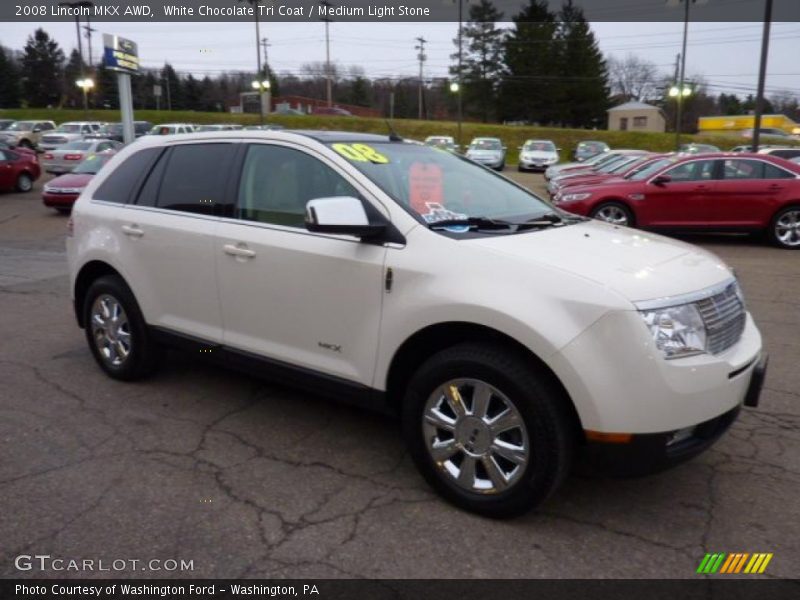 White Chocolate Tri Coat / Medium Light Stone 2008 Lincoln MKX AWD