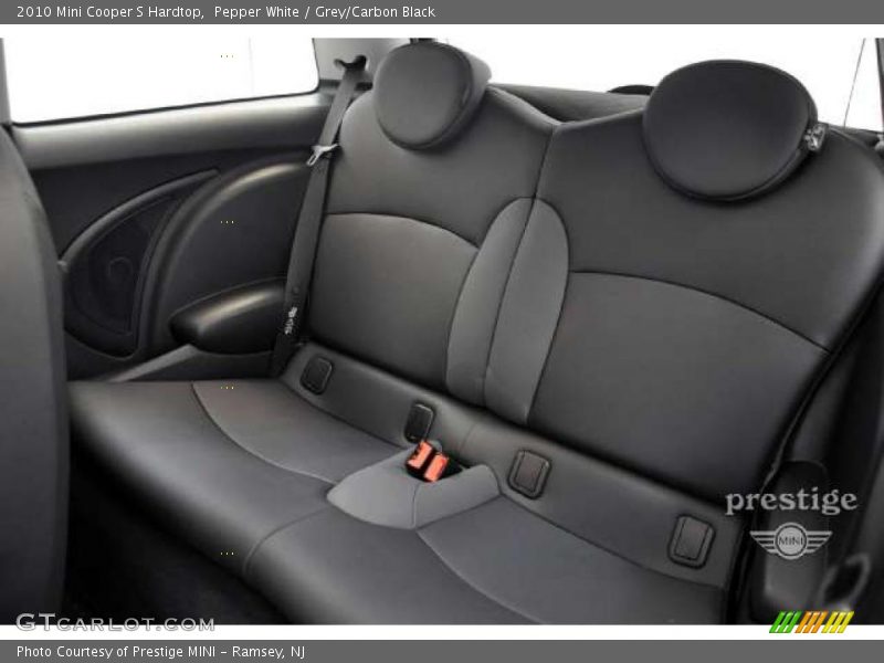 Pepper White / Grey/Carbon Black 2010 Mini Cooper S Hardtop