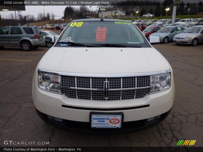 White Chocolate Tri Coat / Medium Light Stone 2008 Lincoln MKX AWD