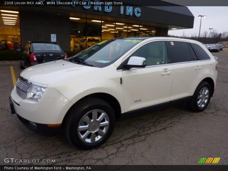White Chocolate Tri Coat / Medium Light Stone 2008 Lincoln MKX AWD