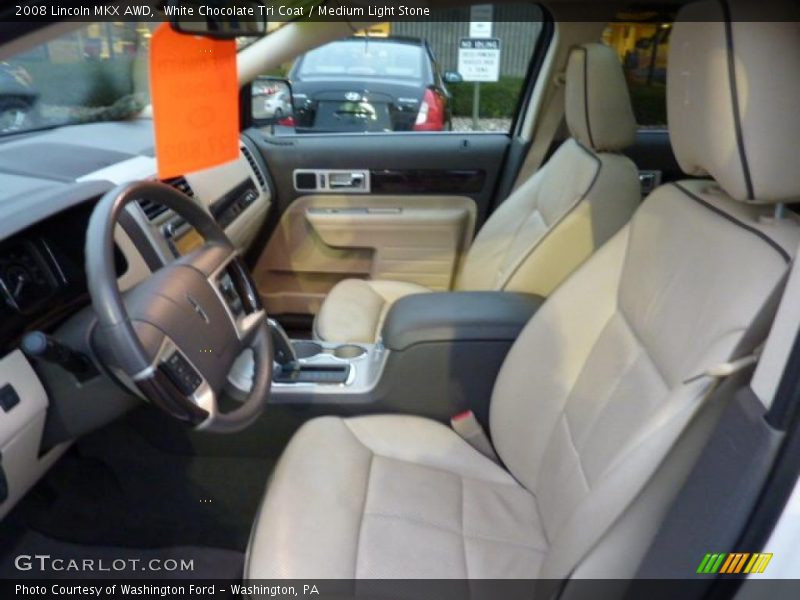 White Chocolate Tri Coat / Medium Light Stone 2008 Lincoln MKX AWD