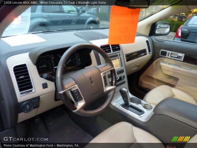 White Chocolate Tri Coat / Medium Light Stone 2008 Lincoln MKX AWD