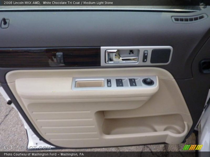 White Chocolate Tri Coat / Medium Light Stone 2008 Lincoln MKX AWD