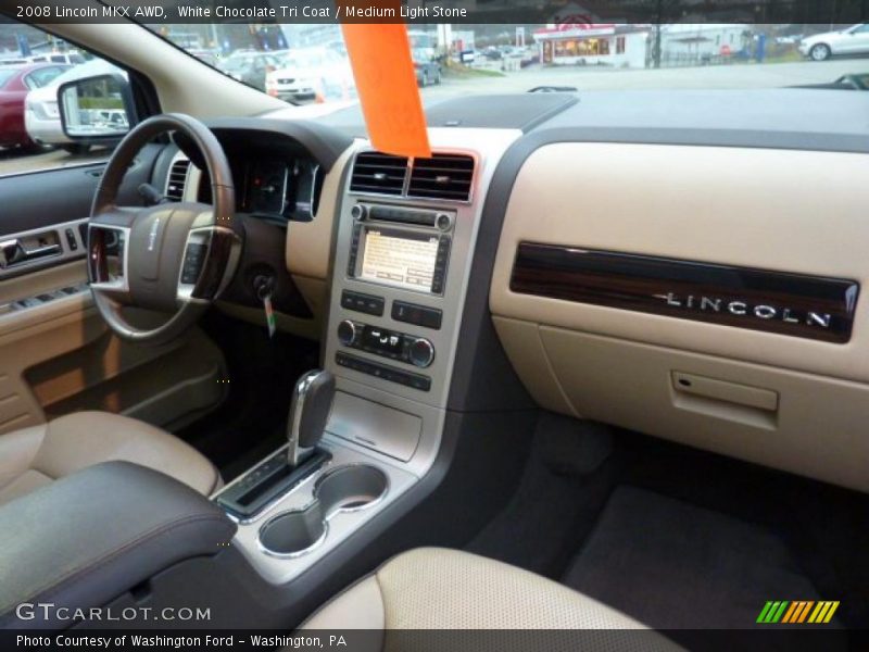 White Chocolate Tri Coat / Medium Light Stone 2008 Lincoln MKX AWD