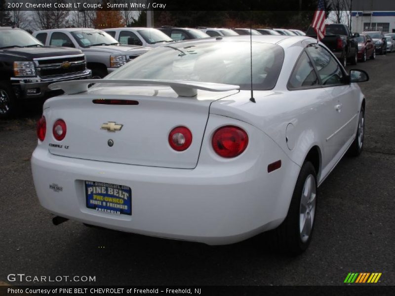Summit White / Gray 2007 Chevrolet Cobalt LT Coupe