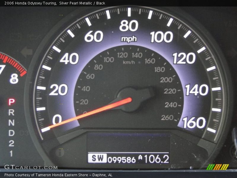 Silver Pearl Metallic / Black 2006 Honda Odyssey Touring