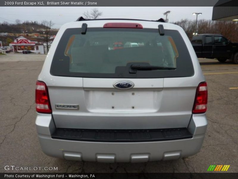 Brilliant Silver Metallic / Stone 2009 Ford Escape XLS