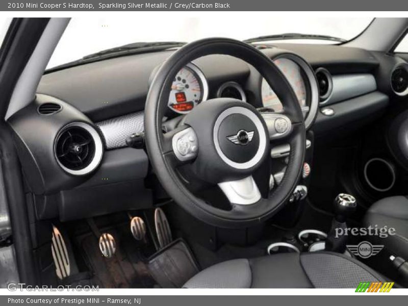 Sparkling Silver Metallic / Grey/Carbon Black 2010 Mini Cooper S Hardtop