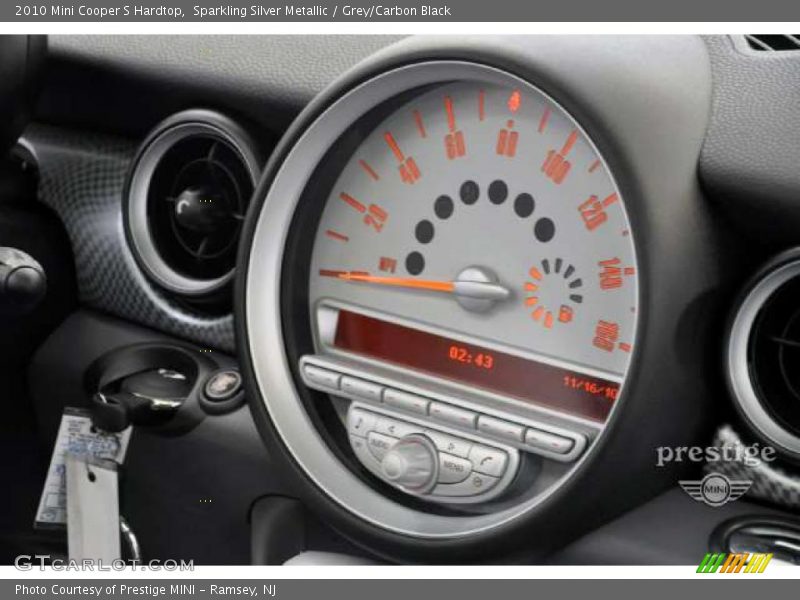 Sparkling Silver Metallic / Grey/Carbon Black 2010 Mini Cooper S Hardtop