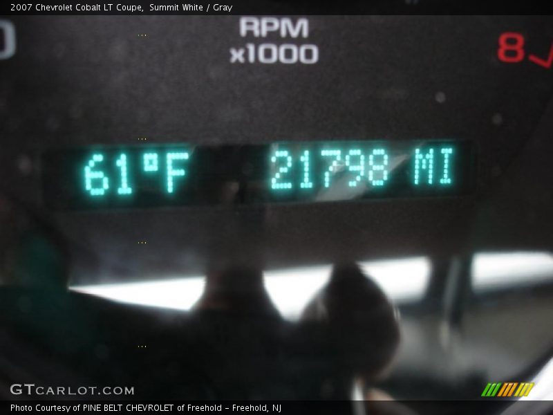 Summit White / Gray 2007 Chevrolet Cobalt LT Coupe