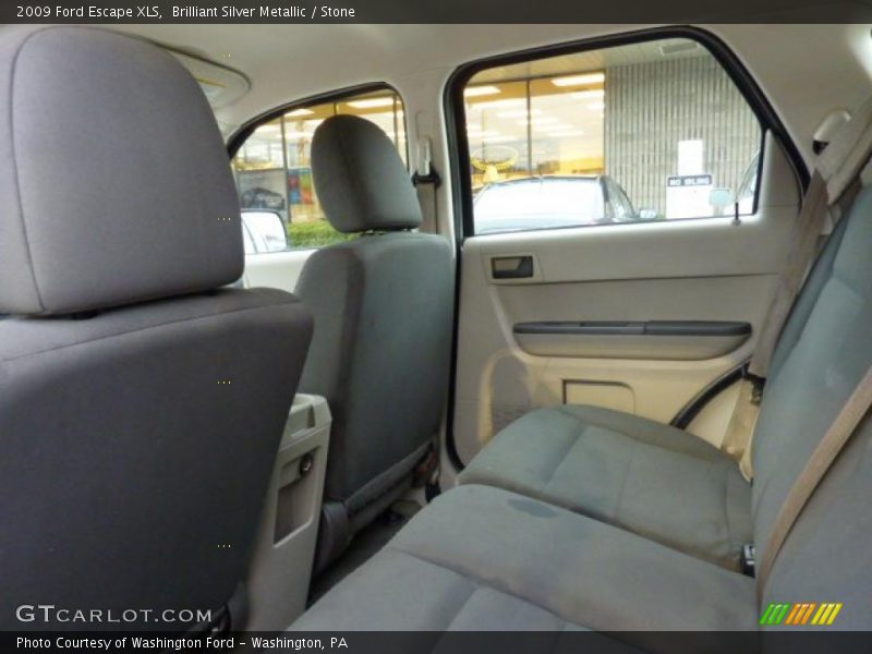 Brilliant Silver Metallic / Stone 2009 Ford Escape XLS