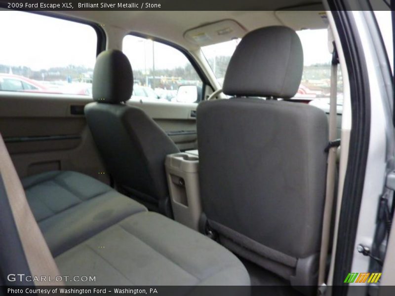 Brilliant Silver Metallic / Stone 2009 Ford Escape XLS