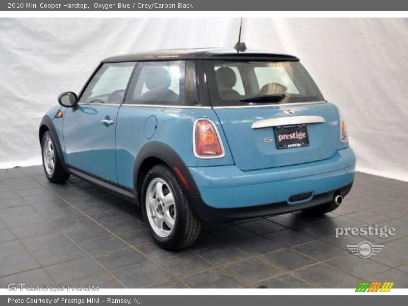 Oxygen Blue / Grey/Carbon Black 2010 Mini Cooper Hardtop
