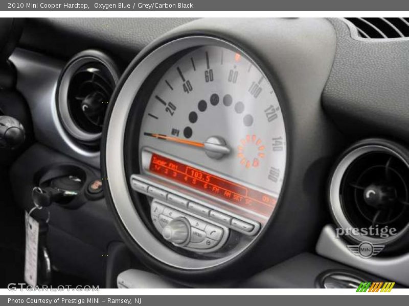Oxygen Blue / Grey/Carbon Black 2010 Mini Cooper Hardtop