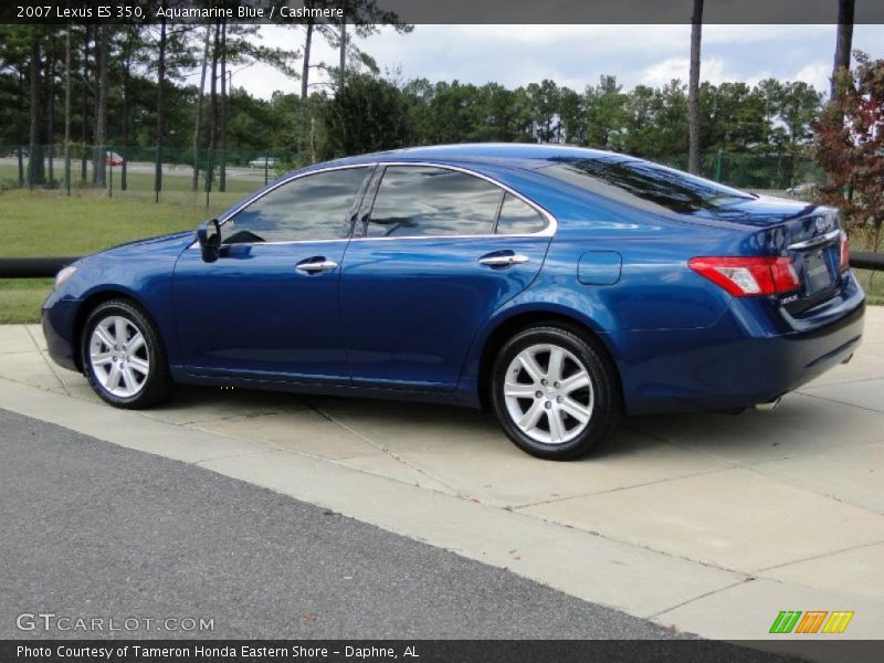 Aquamarine Blue / Cashmere 2007 Lexus ES 350