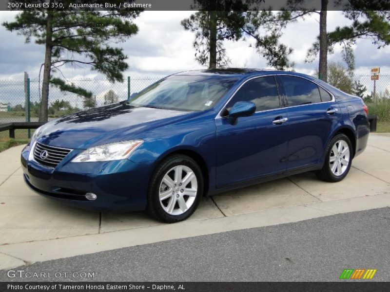 Aquamarine Blue / Cashmere 2007 Lexus ES 350