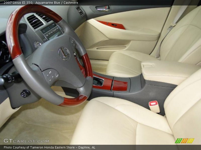 Aquamarine Blue / Cashmere 2007 Lexus ES 350
