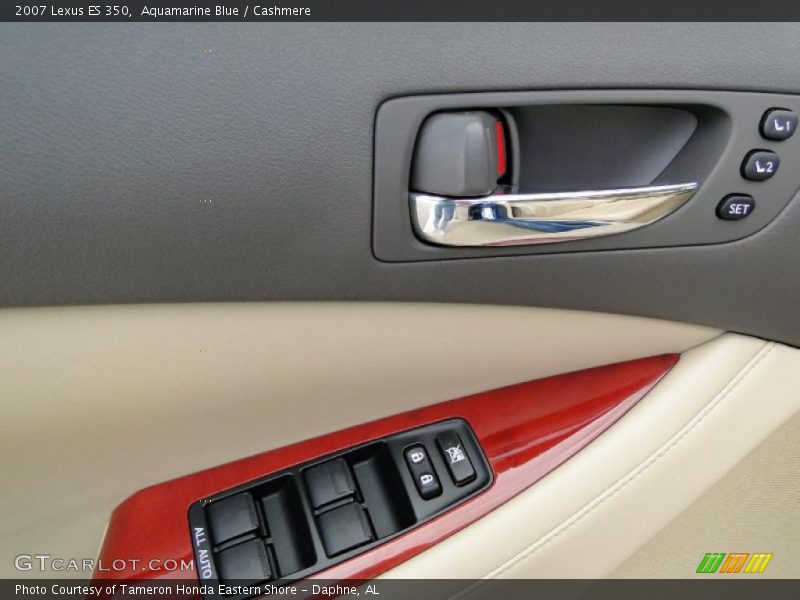 Aquamarine Blue / Cashmere 2007 Lexus ES 350