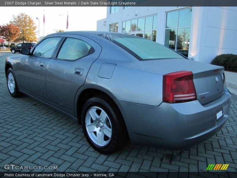 Silver Steel Metallic / Dark Slate Gray/Light Graystone 2007 Dodge Charger