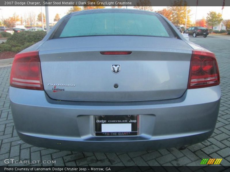 Silver Steel Metallic / Dark Slate Gray/Light Graystone 2007 Dodge Charger