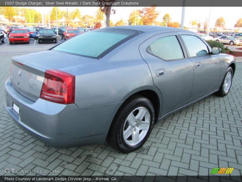 Silver Steel Metallic / Dark Slate Gray/Light Graystone 2007 Dodge Charger
