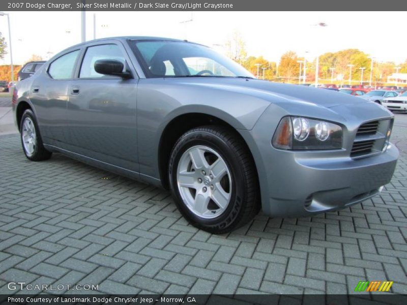 Silver Steel Metallic / Dark Slate Gray/Light Graystone 2007 Dodge Charger