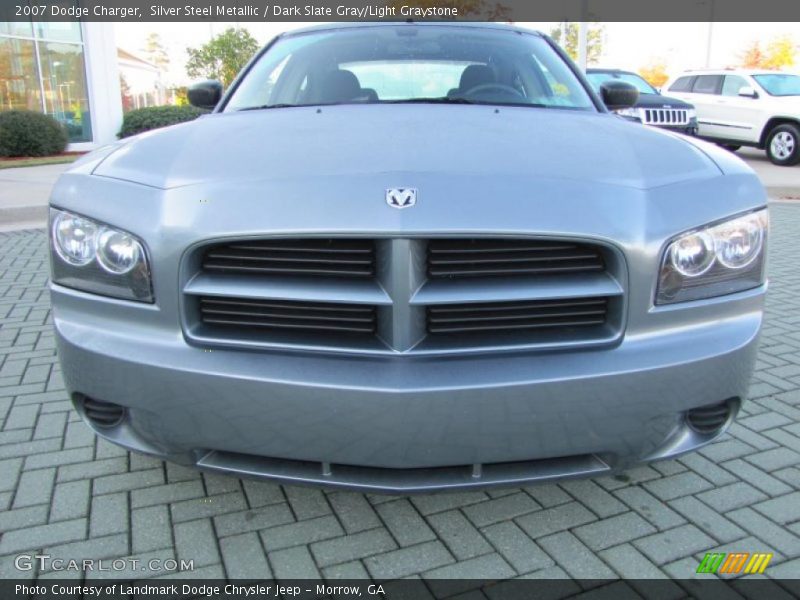 Silver Steel Metallic / Dark Slate Gray/Light Graystone 2007 Dodge Charger