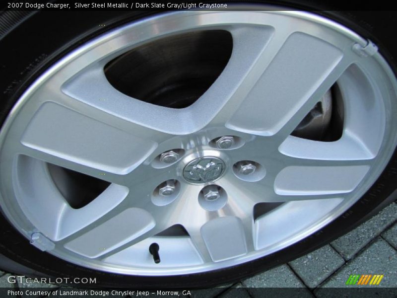 Silver Steel Metallic / Dark Slate Gray/Light Graystone 2007 Dodge Charger