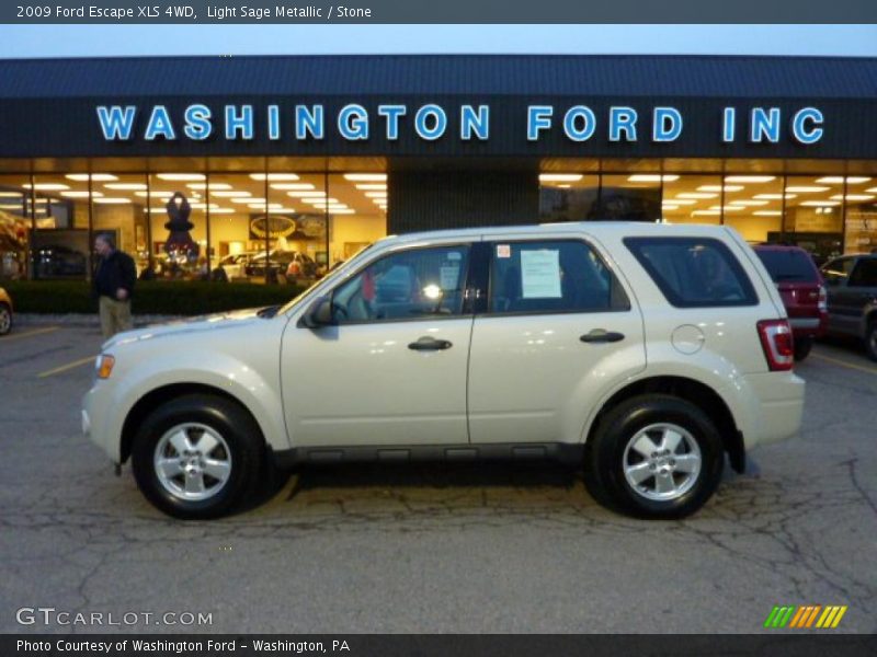 Light Sage Metallic / Stone 2009 Ford Escape XLS 4WD