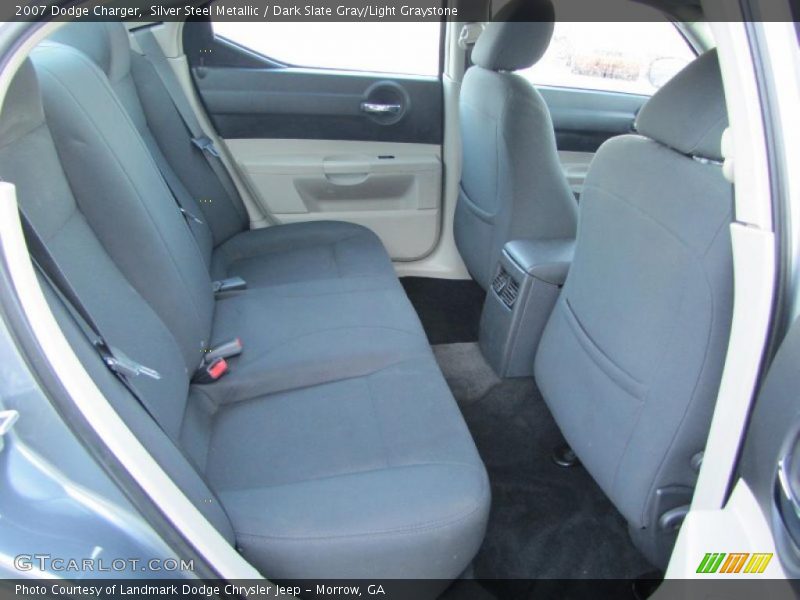 Silver Steel Metallic / Dark Slate Gray/Light Graystone 2007 Dodge Charger