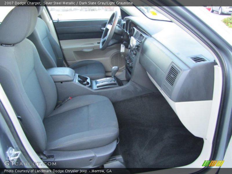 Silver Steel Metallic / Dark Slate Gray/Light Graystone 2007 Dodge Charger