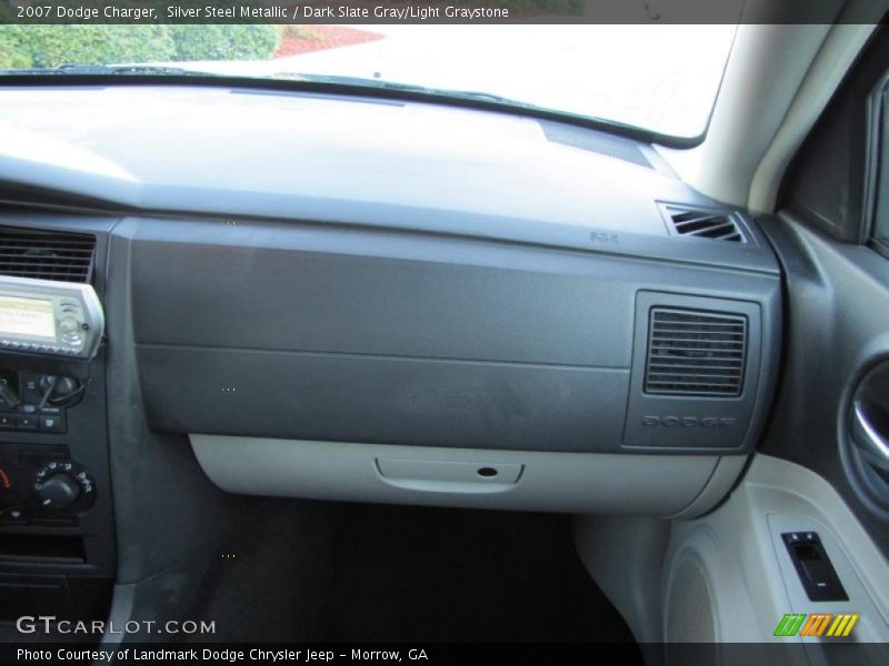 Silver Steel Metallic / Dark Slate Gray/Light Graystone 2007 Dodge Charger