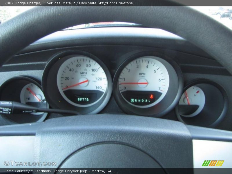 Silver Steel Metallic / Dark Slate Gray/Light Graystone 2007 Dodge Charger