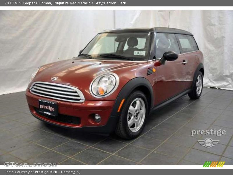 Nightfire Red Metallic / Grey/Carbon Black 2010 Mini Cooper Clubman