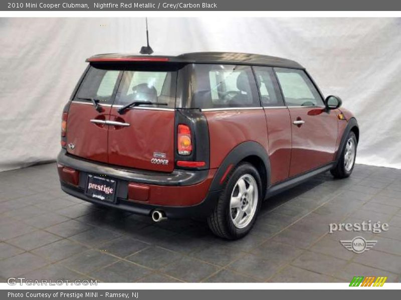 Nightfire Red Metallic / Grey/Carbon Black 2010 Mini Cooper Clubman