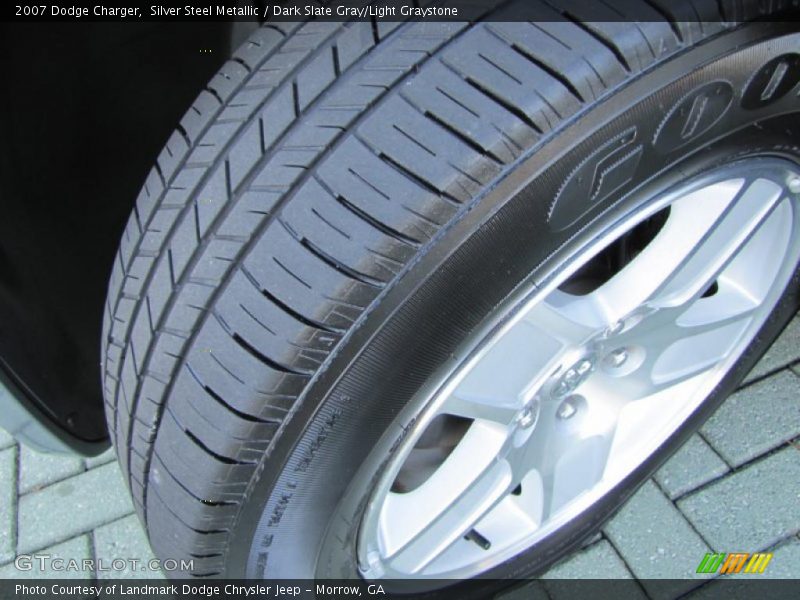 Silver Steel Metallic / Dark Slate Gray/Light Graystone 2007 Dodge Charger
