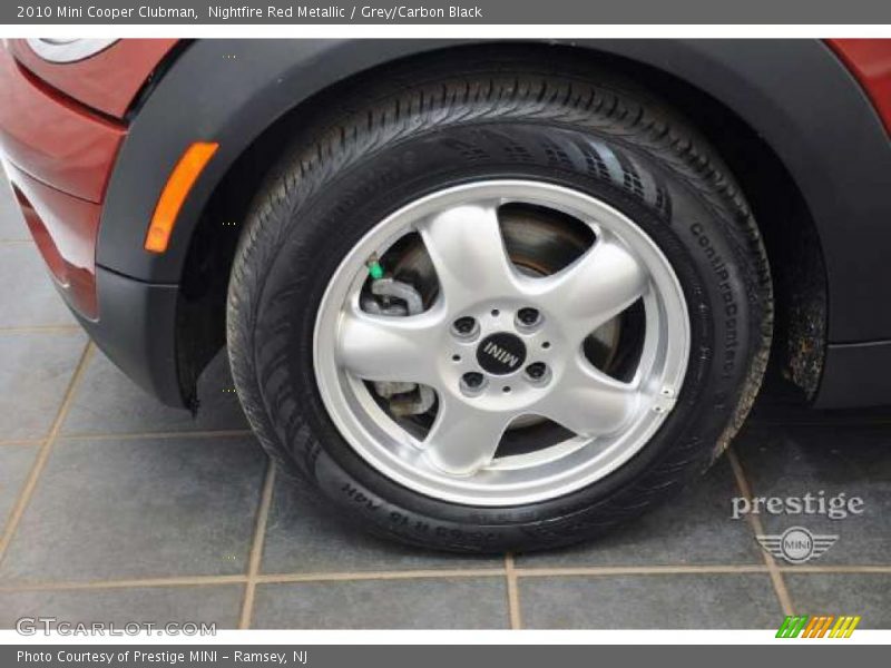Nightfire Red Metallic / Grey/Carbon Black 2010 Mini Cooper Clubman