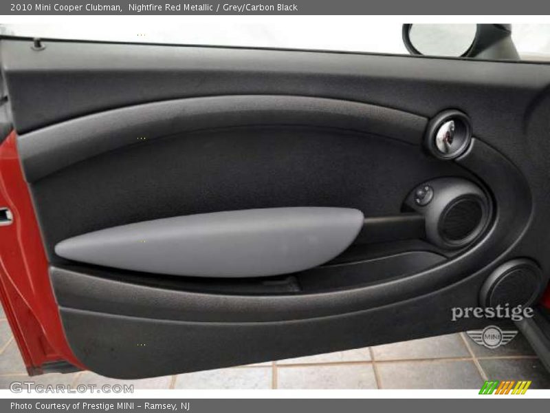 Nightfire Red Metallic / Grey/Carbon Black 2010 Mini Cooper Clubman