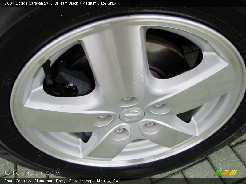 Brilliant Black / Medium Slate Gray 2007 Dodge Caravan SXT