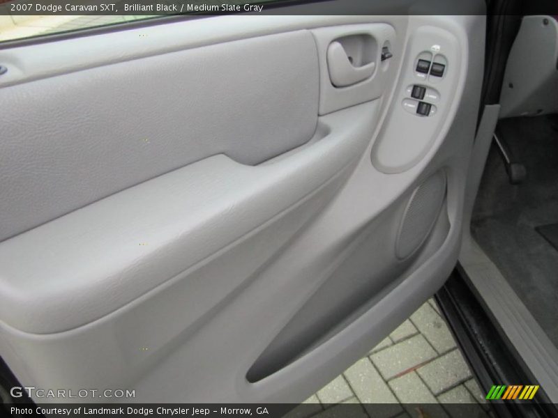 Brilliant Black / Medium Slate Gray 2007 Dodge Caravan SXT