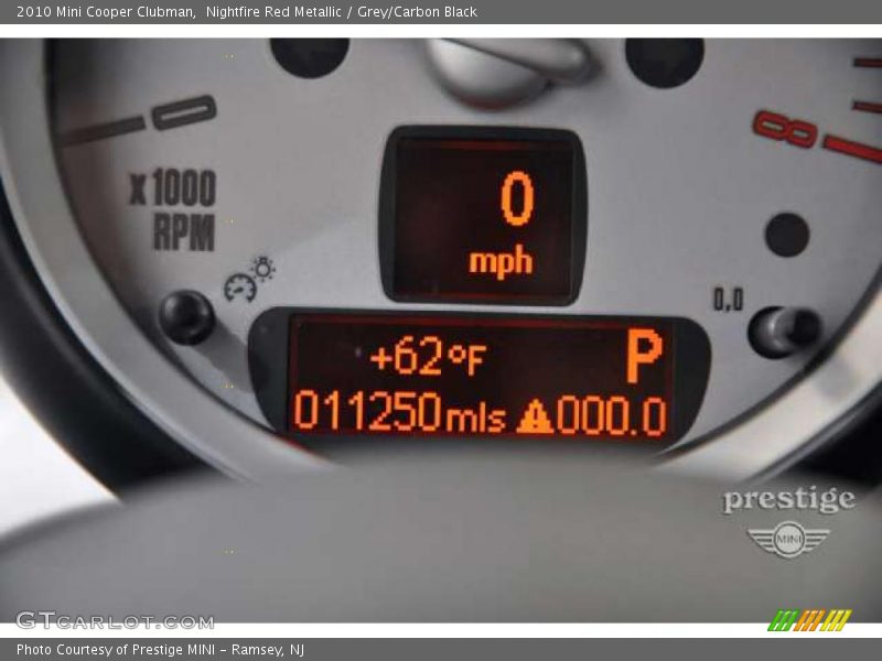 Nightfire Red Metallic / Grey/Carbon Black 2010 Mini Cooper Clubman
