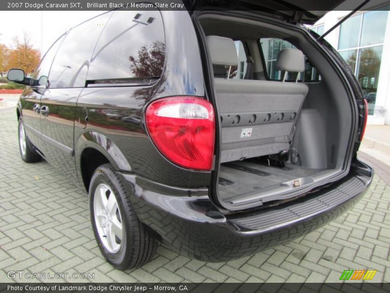 Brilliant Black / Medium Slate Gray 2007 Dodge Caravan SXT