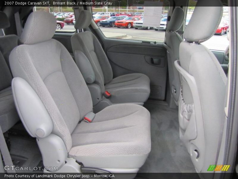Brilliant Black / Medium Slate Gray 2007 Dodge Caravan SXT