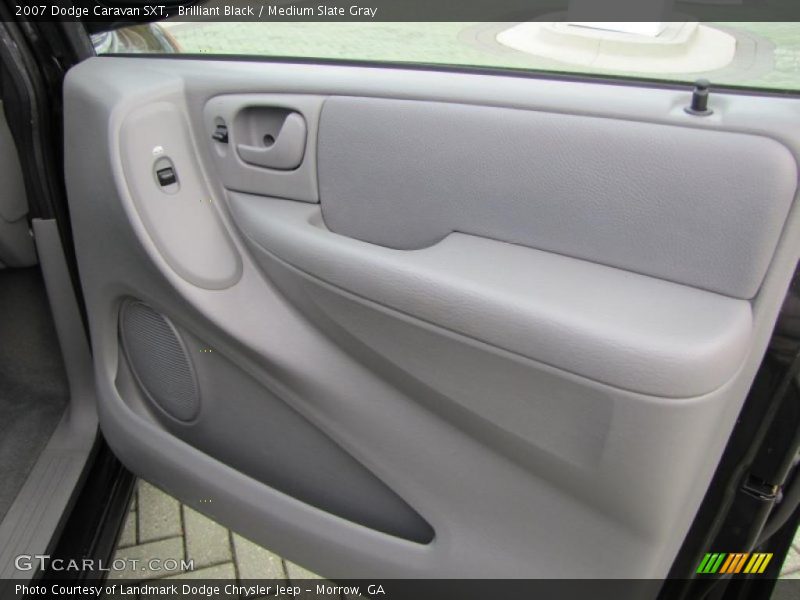 Brilliant Black / Medium Slate Gray 2007 Dodge Caravan SXT
