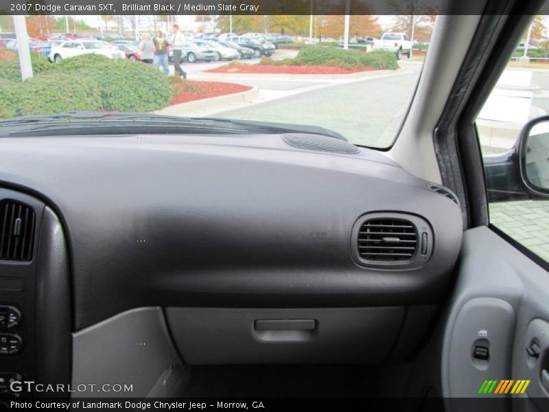 Brilliant Black / Medium Slate Gray 2007 Dodge Caravan SXT