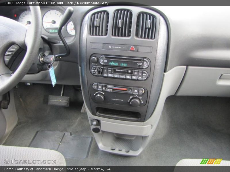 Brilliant Black / Medium Slate Gray 2007 Dodge Caravan SXT